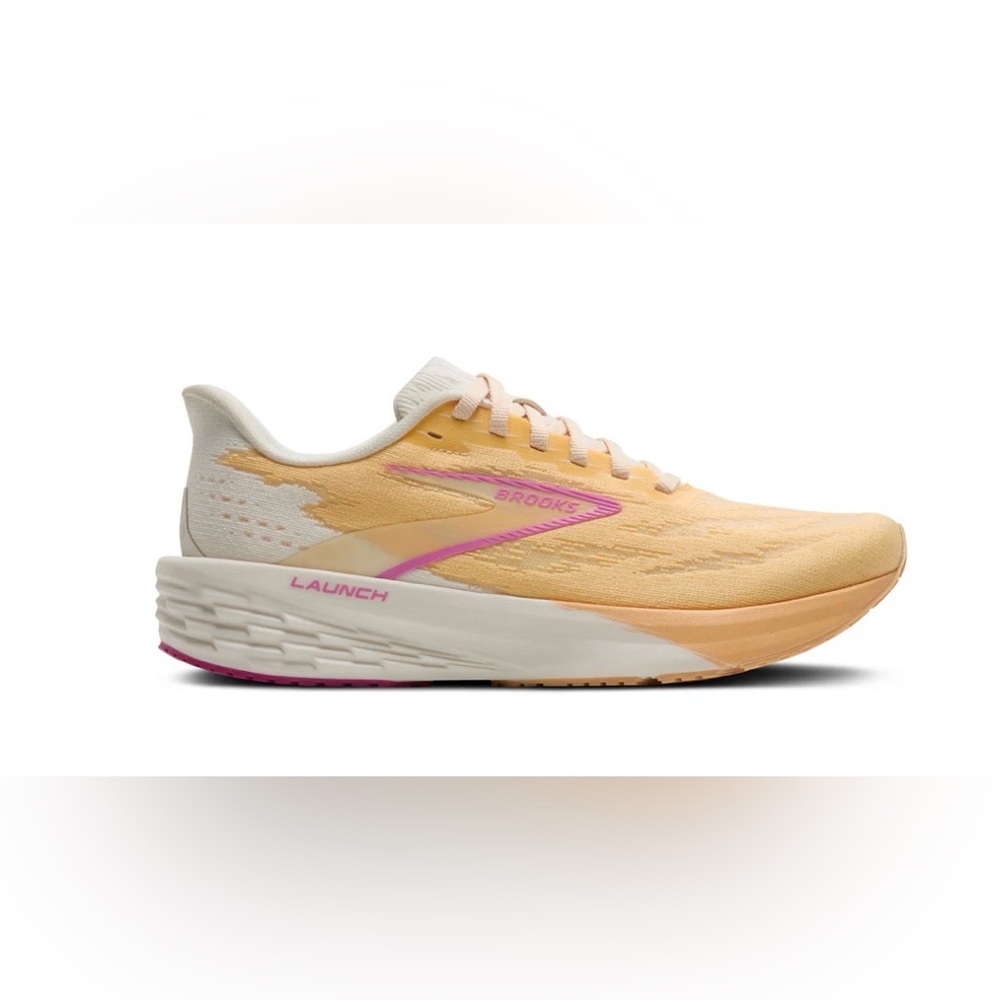 BROOKS Launch 11 Women’s Running Shoes Sherbert/Coconut/ Pink Colorway Sz:8